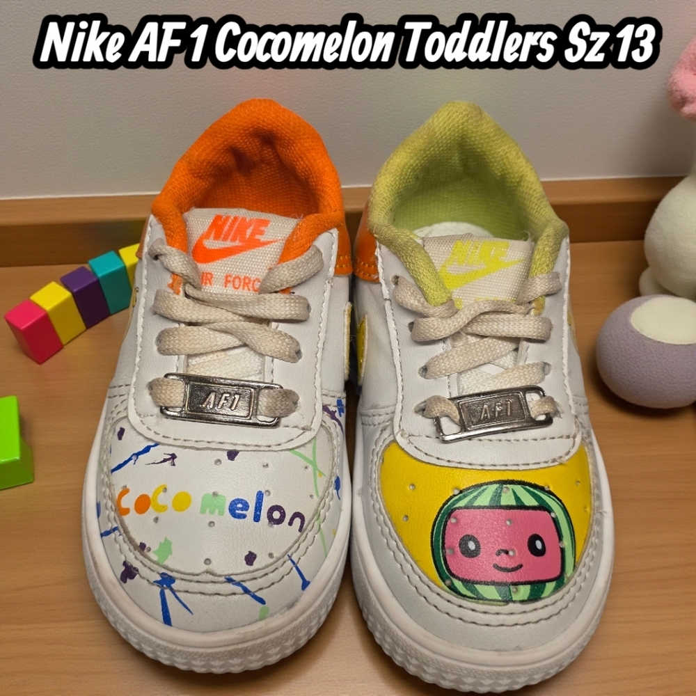 Nike Air Force 1 Cocomelon Collaboration Toddler Size 13